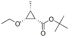 Cyclopropanecarboxylic acid, 2-ethoxy-3-methyl-, 1,1-dimethylethyl ester, (1alpha,2ba,3alpha)- (9CI) Structure