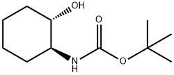 tert-Butyl N-((2S,1S)-2-hydroxycyclohexyl)carbamate Structure