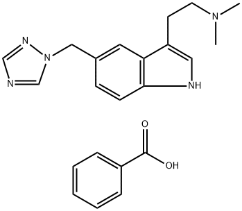 Rizatriptan benzoate  구조식 이미지
