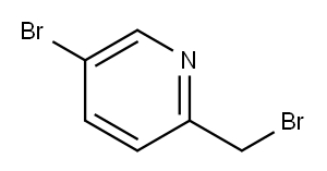 Pyridine, 5-bromo-2-(bromomethyl)- (9CI) 구조식 이미지