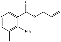 Benzoic acid, 2-amino-3-methyl-, 2-propenyl ester (9CI) Structure