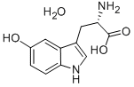 5-HYDROXY-L-TRYPTOPHAN HYDRATE 구조식 이미지