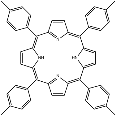 5,10,15,20-TETRA-P-TOLYL-21H,23H-PORPHINE Structure