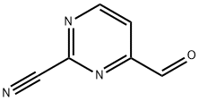 2-Pyrimidinecarbonitrile, 4-formyl- (9CI) Structure