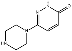 3(2H)-Pyridazinone,6-(1-piperazinyl)-(9CI) Structure