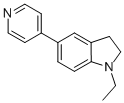 1-ETHYL-5-(4-PYRIDINYL)INDOLINE Structure