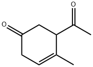 3-Cyclohexen-1-one, 5-acetyl-4-methyl- (9CI) 구조식 이미지