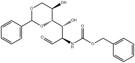 4,6-O-BENZYLIDENE-N-CBZ-D-GLUCOSAMINE Structure