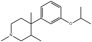 4-(3-Isopropoxy-phenyl)-1,3,4-triMethyl-piperidine Structure