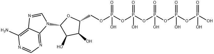 adenosine 5'-pentaphosphate Structure
