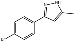 3-(4-BROMOPHENYL)-5-METHYL-1H-PYRAZOLE Structure