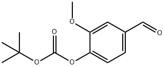 TERT-BUTYL 4-FORMYL-2-METHOXYPHENYL CARB ONATE, 99 Structure