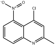 4-CHLORO-2-METHYL-5-NITRO-QUINOLINE Structure