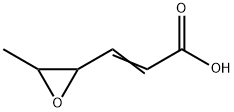 4,5-EPOXY-2-HEXENOICACID Structure
