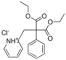 2-(beta,beta-diethoxycarbonylphenethyl)pyridinium chloride  Structure