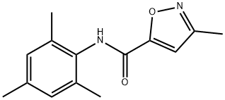 5-이속사졸카르복사미드,3-메틸-N-(2,4,6-트리메틸페닐)- 구조식 이미지