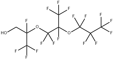 1H,1H-2,5-DI(TRIFLUOROMETHYL)-3,6-DIOXAUNDECAFLUORONONANOL Structure