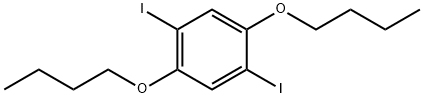 1,4-DIIODO-2,5-DIBUTOXYBENZENE Structure