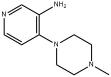 4-(4-Methyl-1-piperazinyl)-3-pyridinamine 구조식 이미지