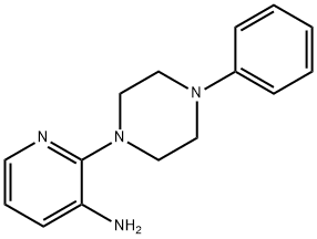 2-(4-페닐-1-피페라지닐)-3-피리딘아민 구조식 이미지