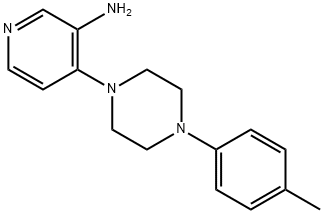 4-[4-(4-Methylphenyl)-1-piperazinyl]-3-pyridinamine Structure
