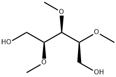 L-아라비니톨,2,3,4-트리-O-메틸- 구조식 이미지
