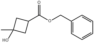 benzyl 3-hydroxy-3-methylcyclobutanecarboxylate Structure