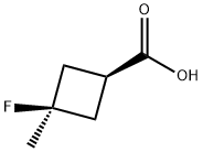 1455037-43-0 trans-3-fluoro-3-methylcyclobutane-1-carboxylic acid