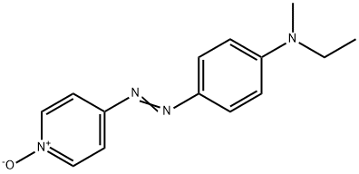 Pyridine, 4-((p-(N-ethyl-N-methyl)amino)phenylazo)-, 1-oxide Structure