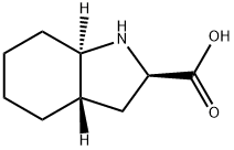 1H-Indole-2-carboxylicacid,octahydro-,(2R,3aS,7aR)-(9CI) 구조식 이미지