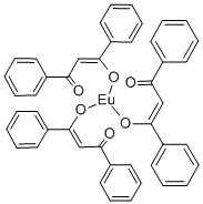 유로피움1,3-디페닐-1,3-프로판디오네이트 구조식 이미지