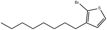2-bromo-3-octylthiophene Structure