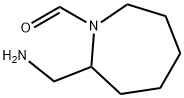 1H-Azepine-1-carboxaldehyde, 2-(aminomethyl)hexahydro- (9CI) Structure