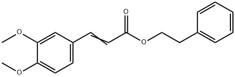 Caffeicaciddimethylphenethylester Structure