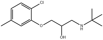 Bupranolol 구조식 이미지