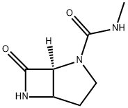 2,6-Diazabicyclo[3.2.0]heptane-2-carboxamide,N-methyl-7-oxo-,(1S)-(9CI) 구조식 이미지