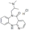 6-(2-dimethylaminopropyl)-6,11-dihydro-5H-pyrido[2,3-b][1,5]benzodiazepine-5-one hydrochloride 구조식 이미지