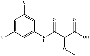 3-(3,5-dichloroanilino)-2-methoxy-3-oxopropanoic acid Structure