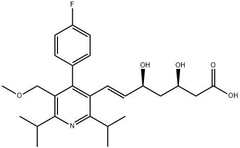 CERIVASTATIN SODIUM 구조식 이미지