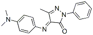 2-Phenyl-4-[[4-(dimethylamino)phenyl]imino]-5-methyl-2H-pyrazole-3(4H)-one Structure