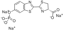 D-LUCIFERIN 6'-O-PHOSPHATE TRISODIUM SALT Structure