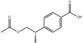 벤조산,4-[2-(아세틸옥시)-1-메틸에틸]-,(S)-(9CI) 구조식 이미지