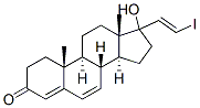 17-(2-iodoethenyl)androsta-4,6-dien-17-ol-3-one 구조식 이미지