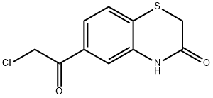6-CHLOROACETYL-2H-1 4-BENZOTHIAZIN-3(4H& 구조식 이미지