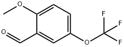 2-METHOXY-5-(TRIFLUOROMETHOXY)BENZALDEHYDE Structure