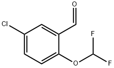 5-CHLORO-2-(DIFLUOROMETHOXY)BENZALDEHYD Structure