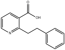 2-PHENETHYL-NICOTINIC ACID Structure