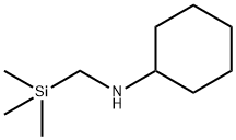 N-[(Trimethylsilyl)methyl]cyclohexanamine Structure