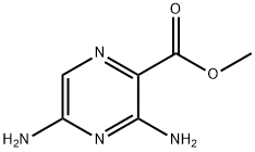 METHYL 3,5-DIAMINOPYRAZINE-2-CARBOXYLATE Structure