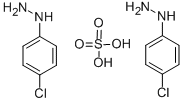 4-CHLOROPHENYLHYDRAZINE SULFATE Structure